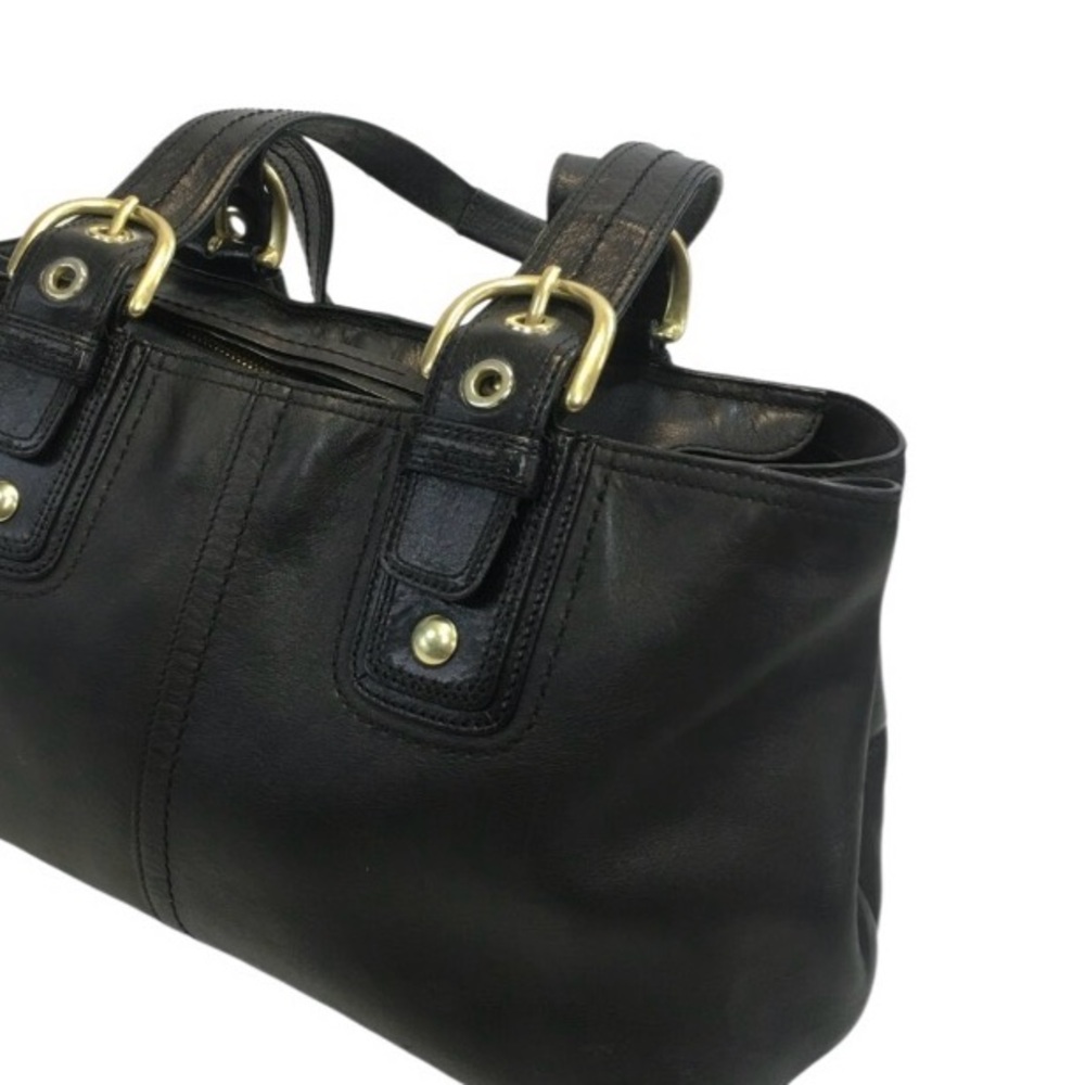 COACH SOHO black leather Satchel tote purse - Picture 15 of 17